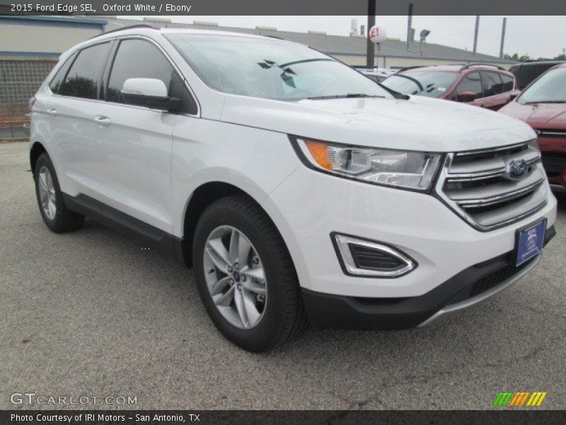 Oxford White / Ebony 2015 Ford Edge SEL