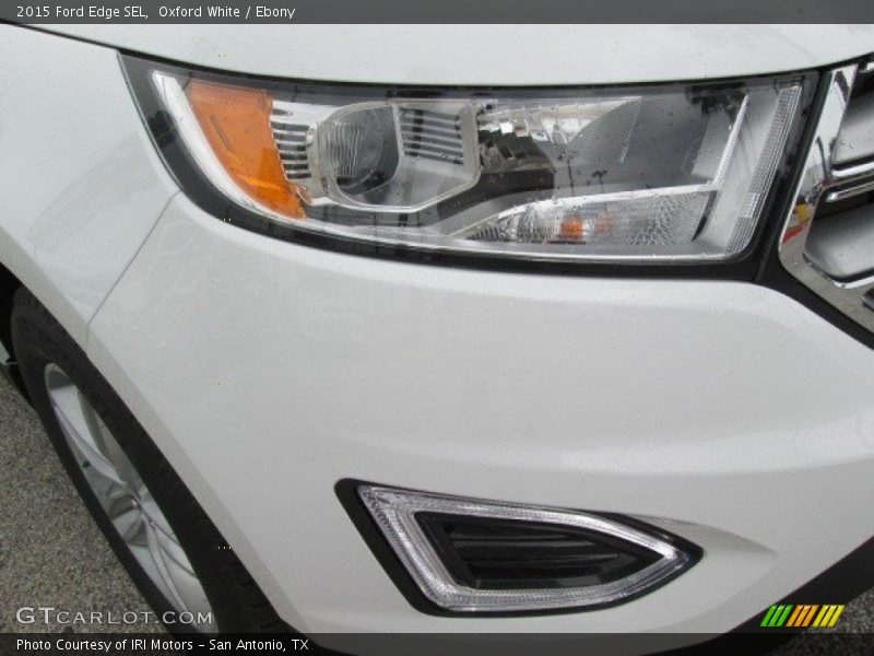 Oxford White / Ebony 2015 Ford Edge SEL