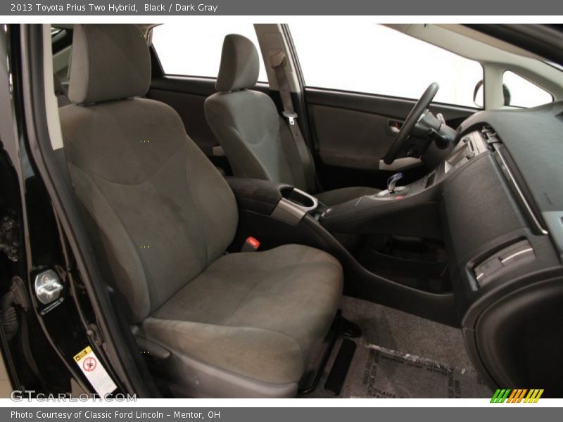 Black / Dark Gray 2013 Toyota Prius Two Hybrid