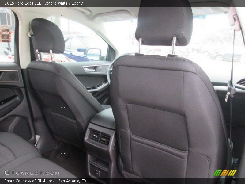 Oxford White / Ebony 2015 Ford Edge SEL