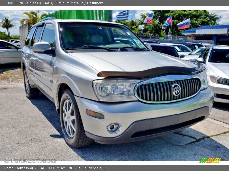 Platinum Metallic / Cashmere 2006 Buick Rainier CXL AWD