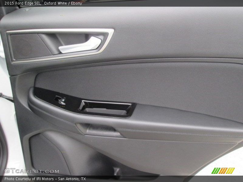 Oxford White / Ebony 2015 Ford Edge SEL