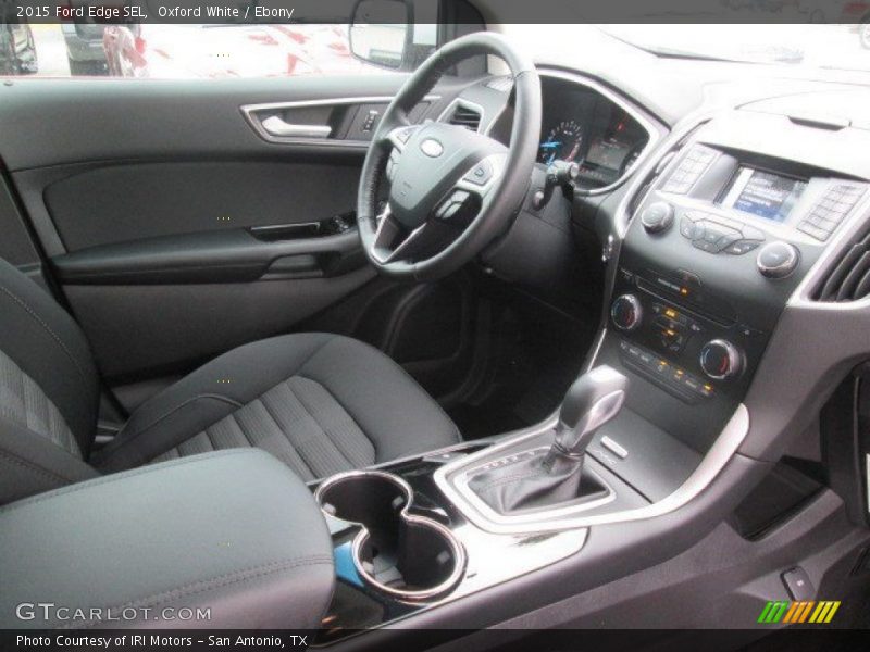 Oxford White / Ebony 2015 Ford Edge SEL