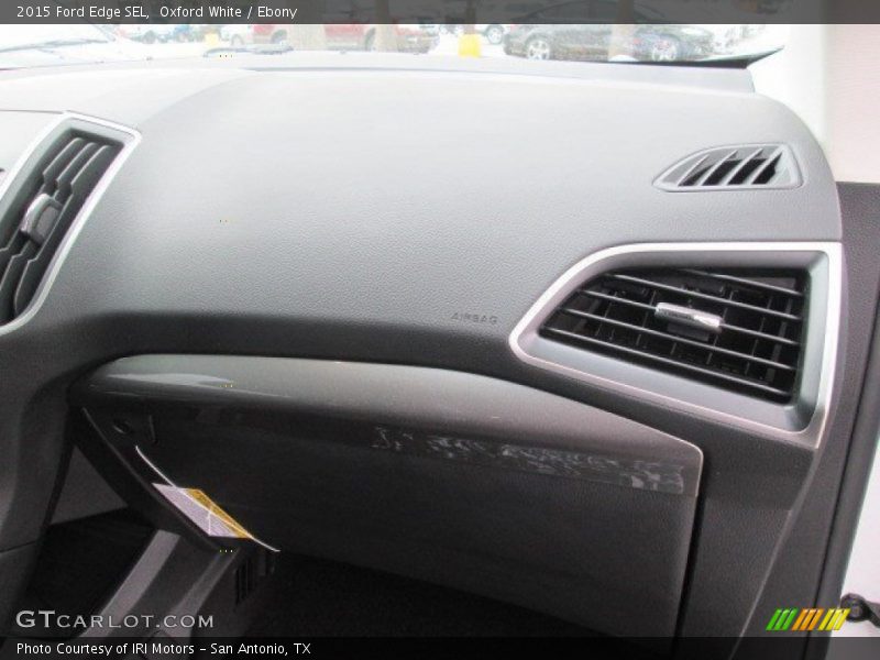 Oxford White / Ebony 2015 Ford Edge SEL