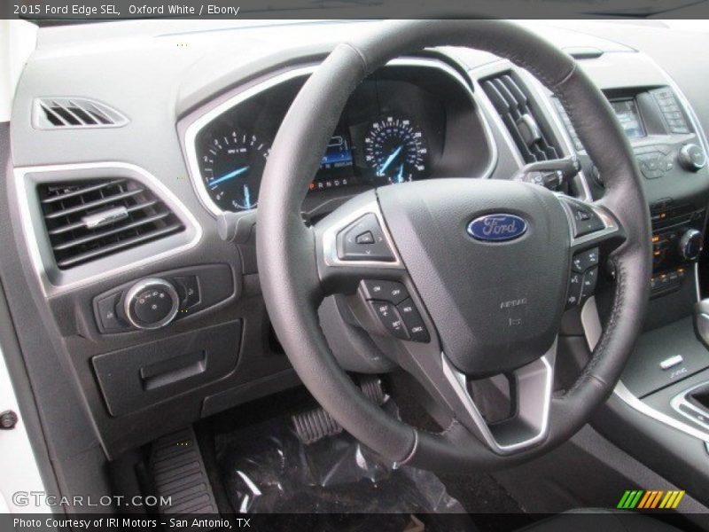Oxford White / Ebony 2015 Ford Edge SEL