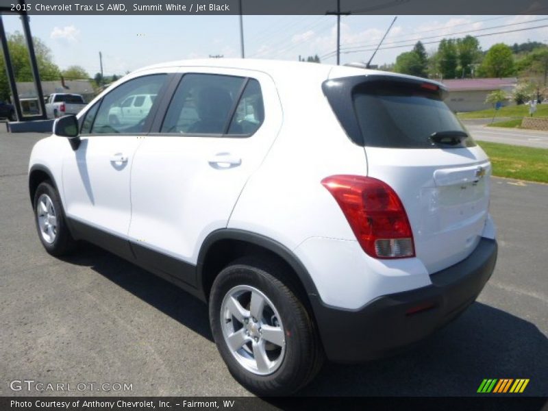 Summit White / Jet Black 2015 Chevrolet Trax LS AWD