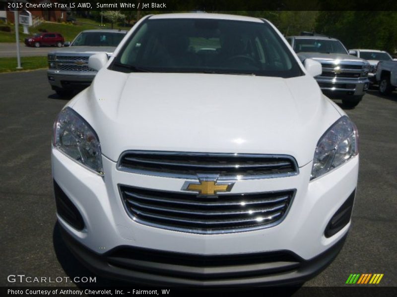 Summit White / Jet Black 2015 Chevrolet Trax LS AWD