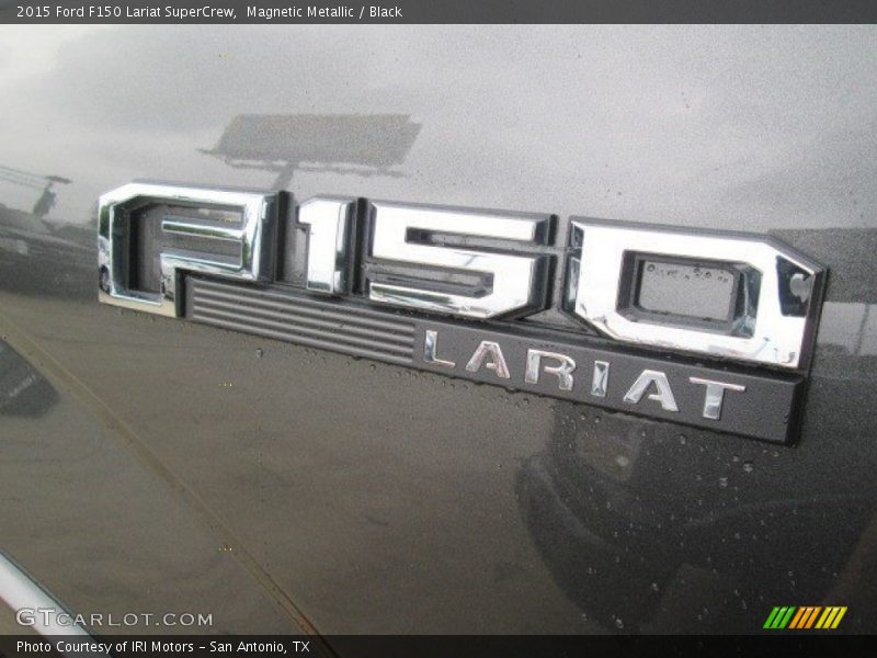 Magnetic Metallic / Black 2015 Ford F150 Lariat SuperCrew