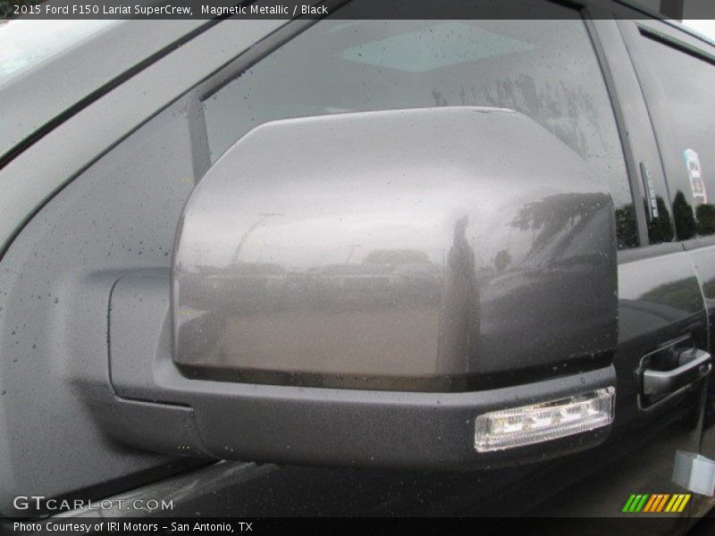Magnetic Metallic / Black 2015 Ford F150 Lariat SuperCrew