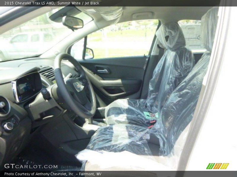 Summit White / Jet Black 2015 Chevrolet Trax LS AWD