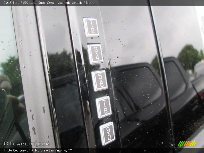 Magnetic Metallic / Black 2015 Ford F150 Lariat SuperCrew