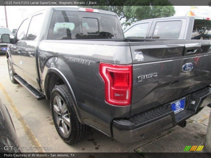 Magnetic Metallic / Black 2015 Ford F150 Lariat SuperCrew