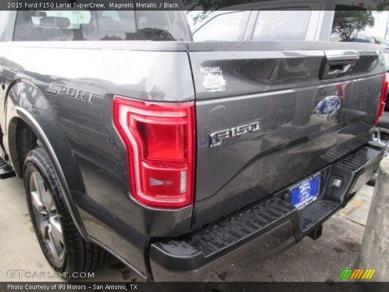 Magnetic Metallic / Black 2015 Ford F150 Lariat SuperCrew