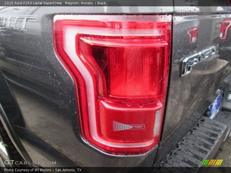 Magnetic Metallic / Black 2015 Ford F150 Lariat SuperCrew