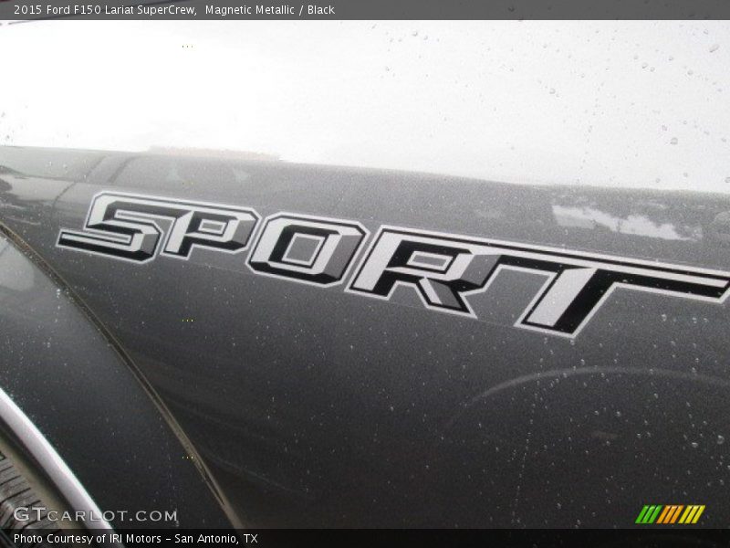 Magnetic Metallic / Black 2015 Ford F150 Lariat SuperCrew