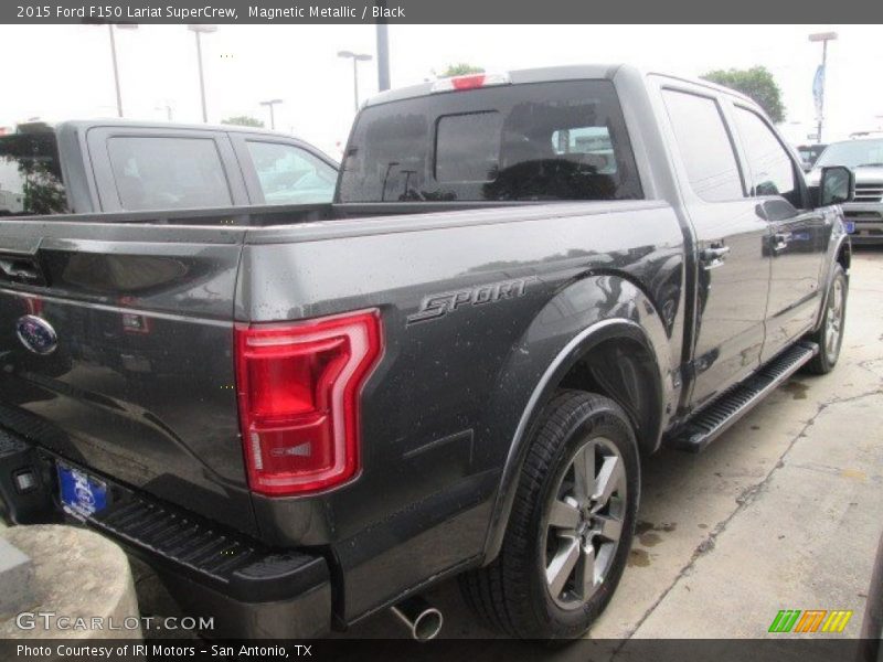 Magnetic Metallic / Black 2015 Ford F150 Lariat SuperCrew