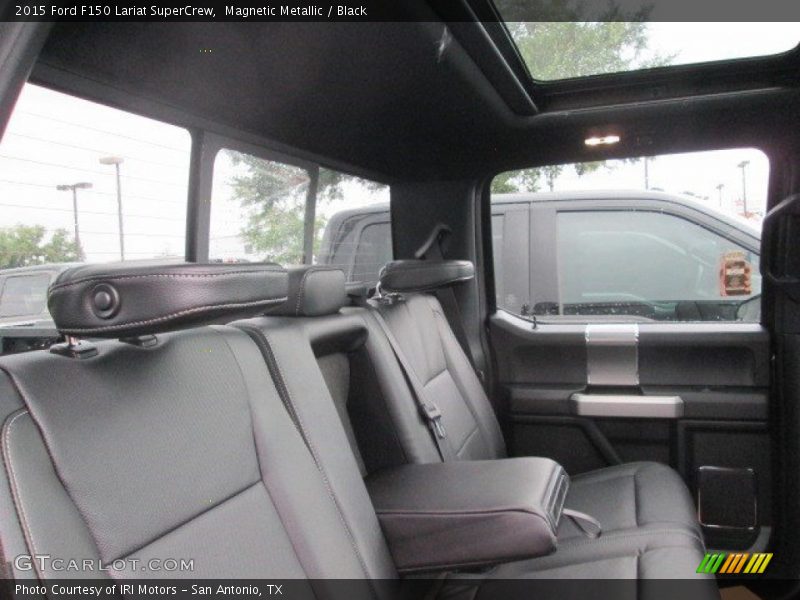 Magnetic Metallic / Black 2015 Ford F150 Lariat SuperCrew