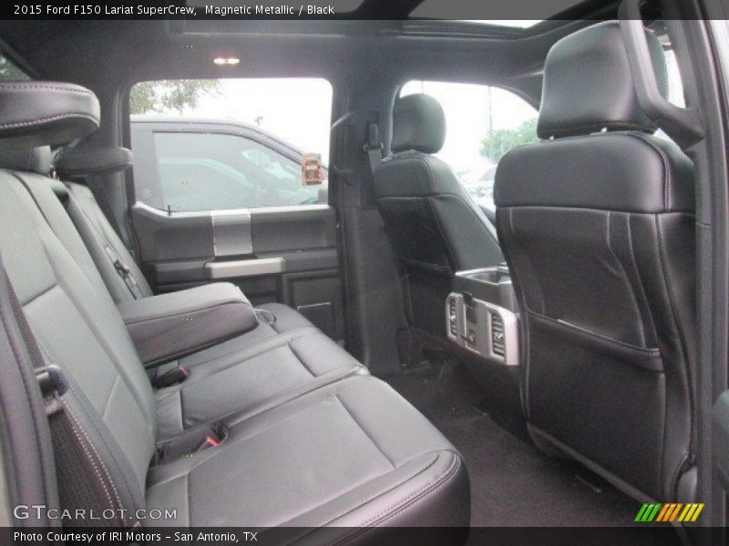 Magnetic Metallic / Black 2015 Ford F150 Lariat SuperCrew