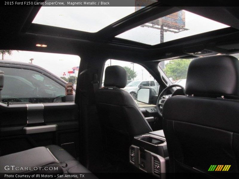 Magnetic Metallic / Black 2015 Ford F150 Lariat SuperCrew
