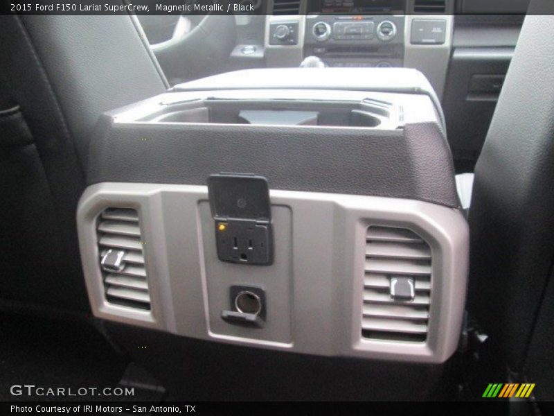 Magnetic Metallic / Black 2015 Ford F150 Lariat SuperCrew