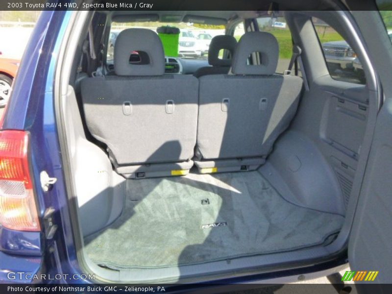 Spectra Blue Mica / Gray 2003 Toyota RAV4 4WD