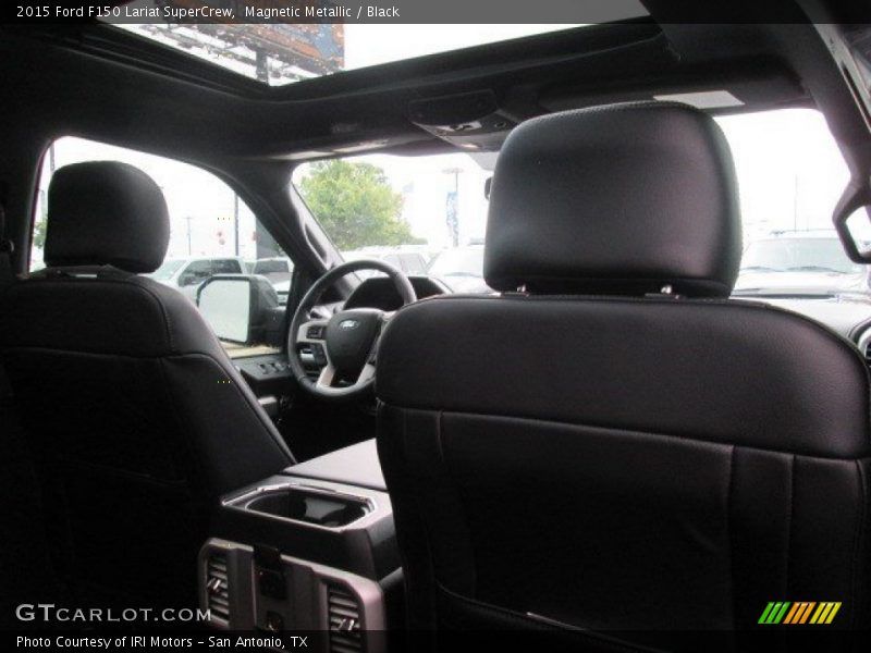 Magnetic Metallic / Black 2015 Ford F150 Lariat SuperCrew