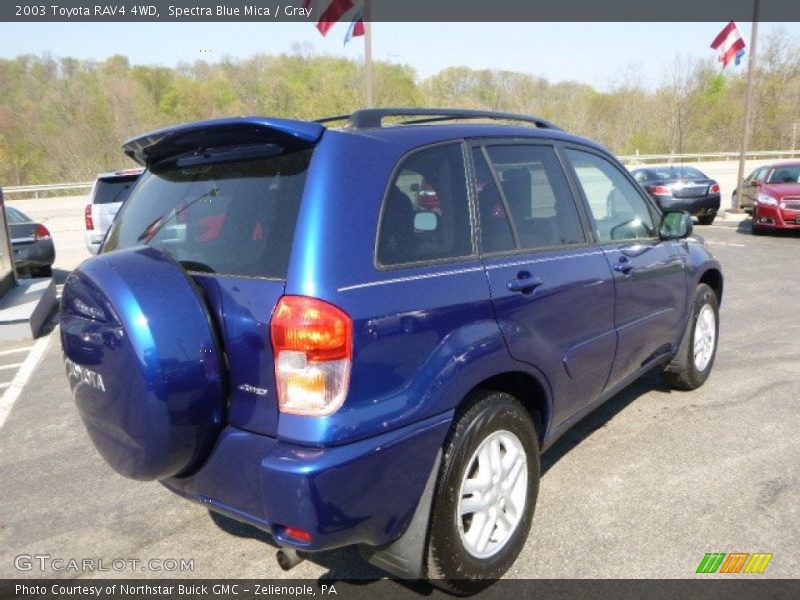 Spectra Blue Mica / Gray 2003 Toyota RAV4 4WD