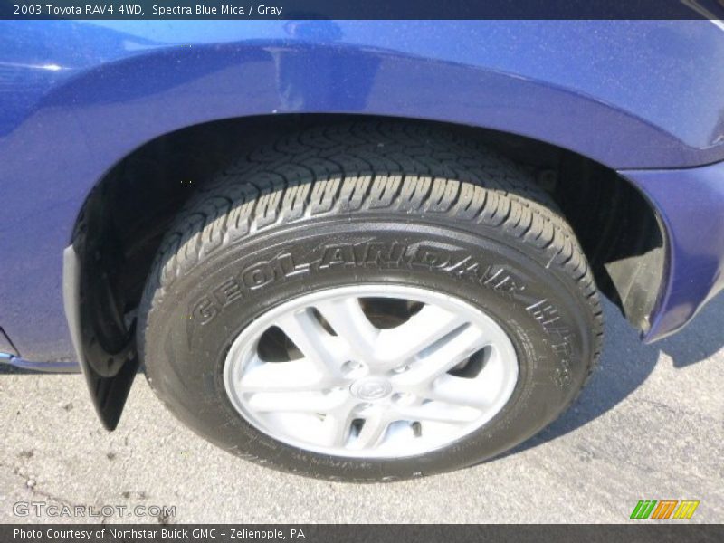 Spectra Blue Mica / Gray 2003 Toyota RAV4 4WD