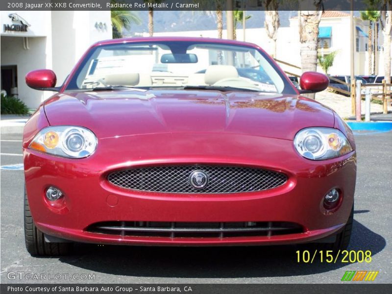 Radiance Red Metallic / Caramel 2008 Jaguar XK XK8 Convertible