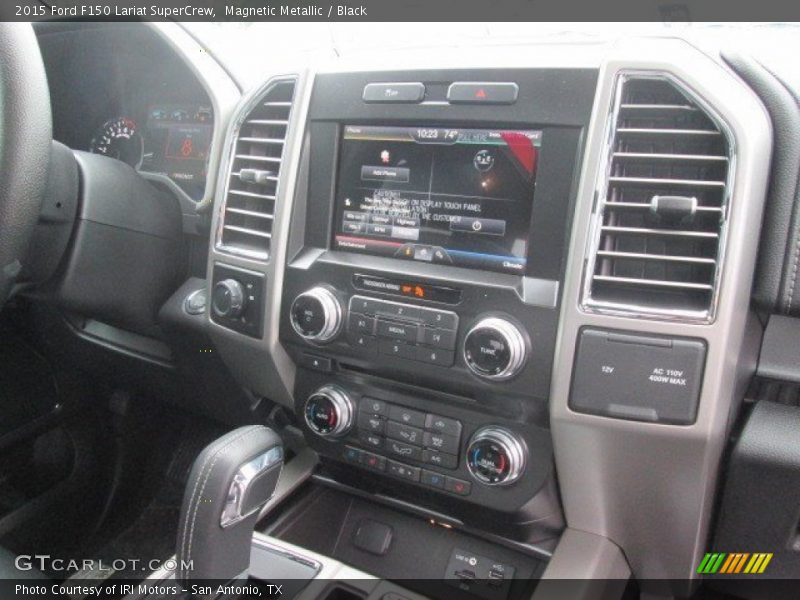 Magnetic Metallic / Black 2015 Ford F150 Lariat SuperCrew