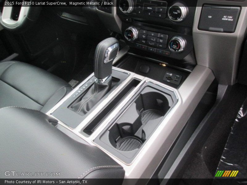 Magnetic Metallic / Black 2015 Ford F150 Lariat SuperCrew
