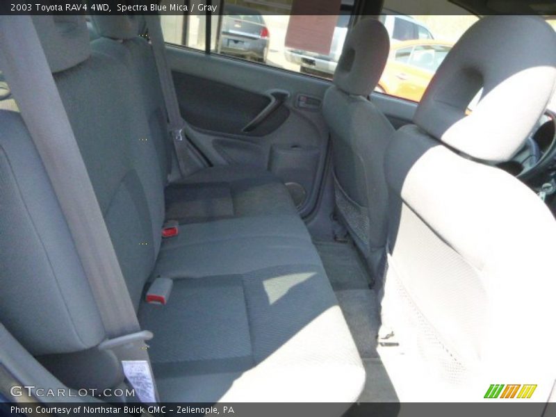 Spectra Blue Mica / Gray 2003 Toyota RAV4 4WD