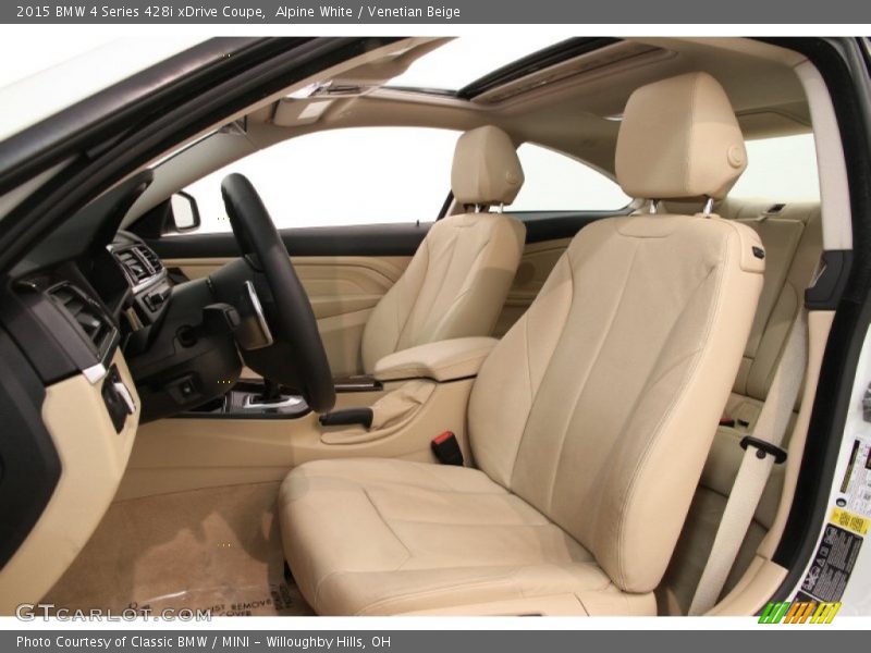 Front Seat of 2015 4 Series 428i xDrive Coupe