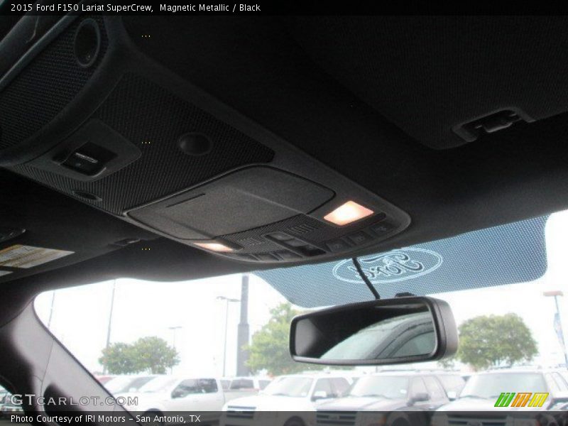Magnetic Metallic / Black 2015 Ford F150 Lariat SuperCrew