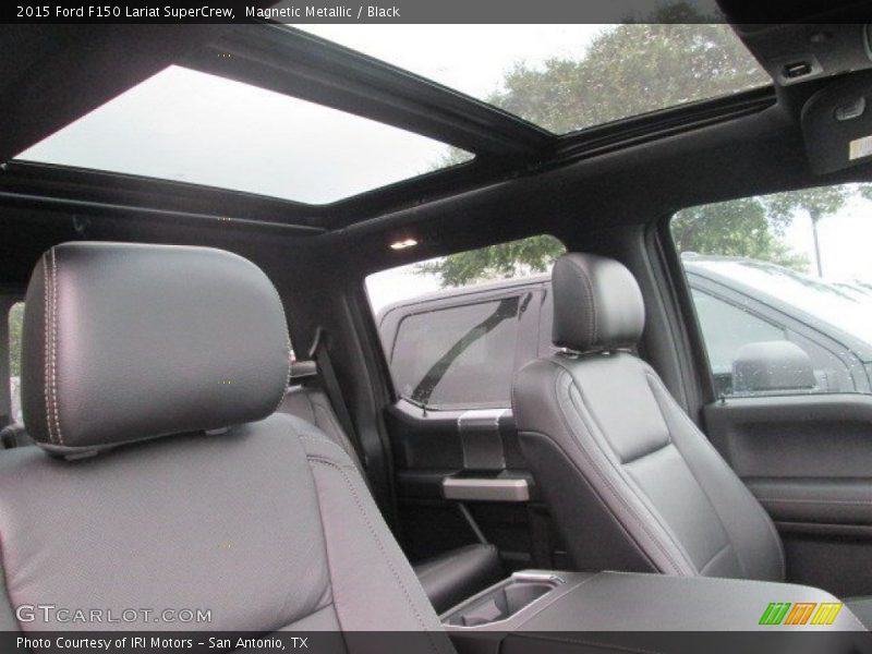 Magnetic Metallic / Black 2015 Ford F150 Lariat SuperCrew