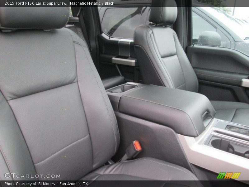 Magnetic Metallic / Black 2015 Ford F150 Lariat SuperCrew