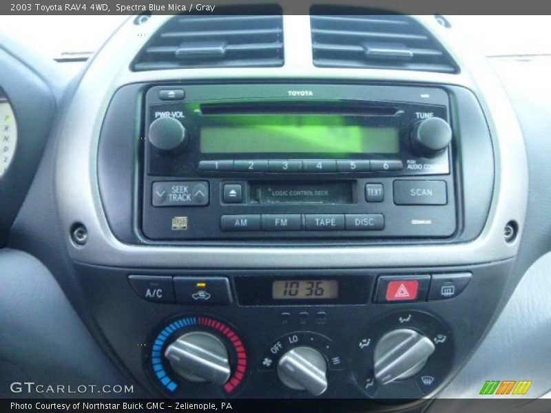 Spectra Blue Mica / Gray 2003 Toyota RAV4 4WD