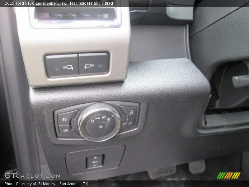 Magnetic Metallic / Black 2015 Ford F150 Lariat SuperCrew
