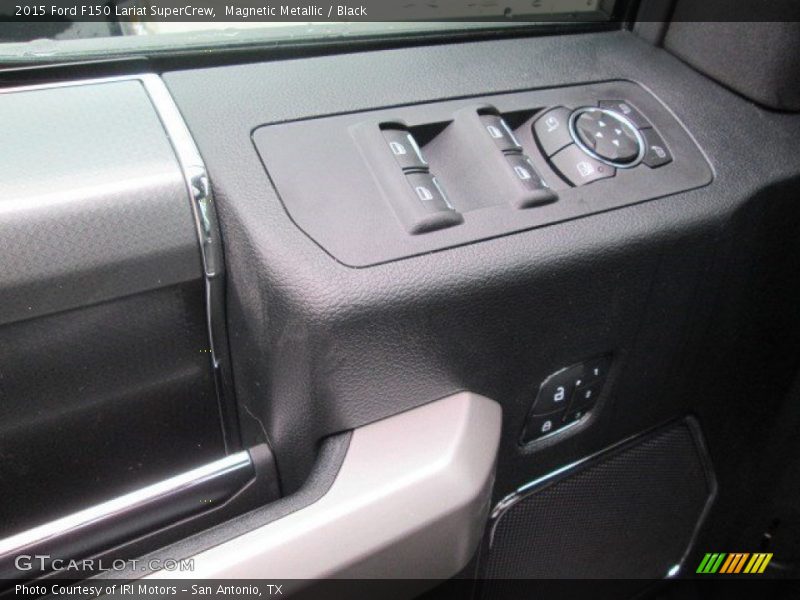 Magnetic Metallic / Black 2015 Ford F150 Lariat SuperCrew