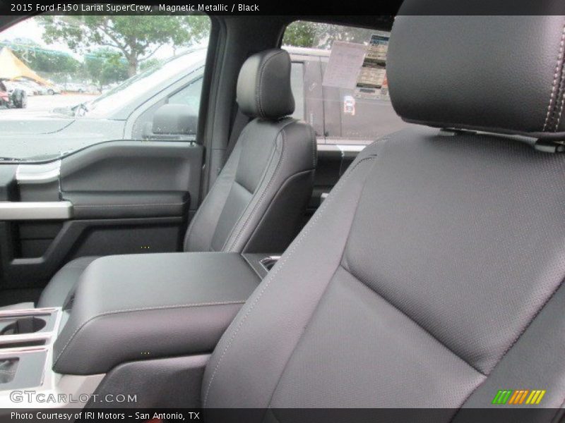 Magnetic Metallic / Black 2015 Ford F150 Lariat SuperCrew