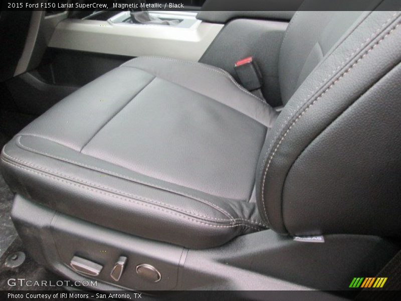 Magnetic Metallic / Black 2015 Ford F150 Lariat SuperCrew