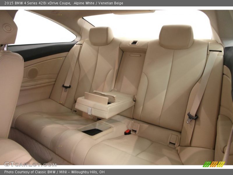 Alpine White / Venetian Beige 2015 BMW 4 Series 428i xDrive Coupe
