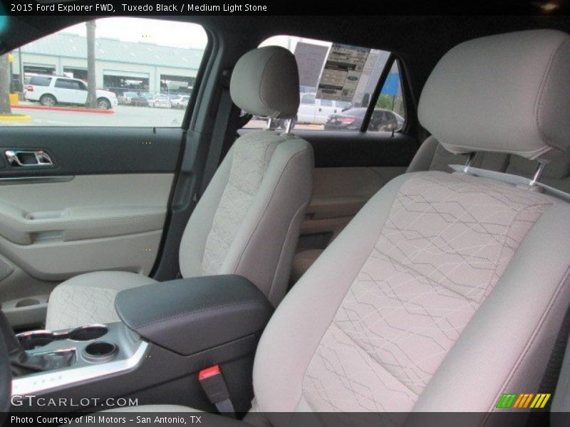 Tuxedo Black / Medium Light Stone 2015 Ford Explorer FWD