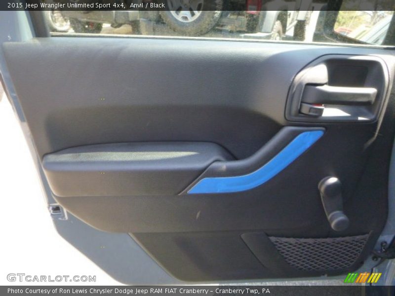 Anvil / Black 2015 Jeep Wrangler Unlimited Sport 4x4