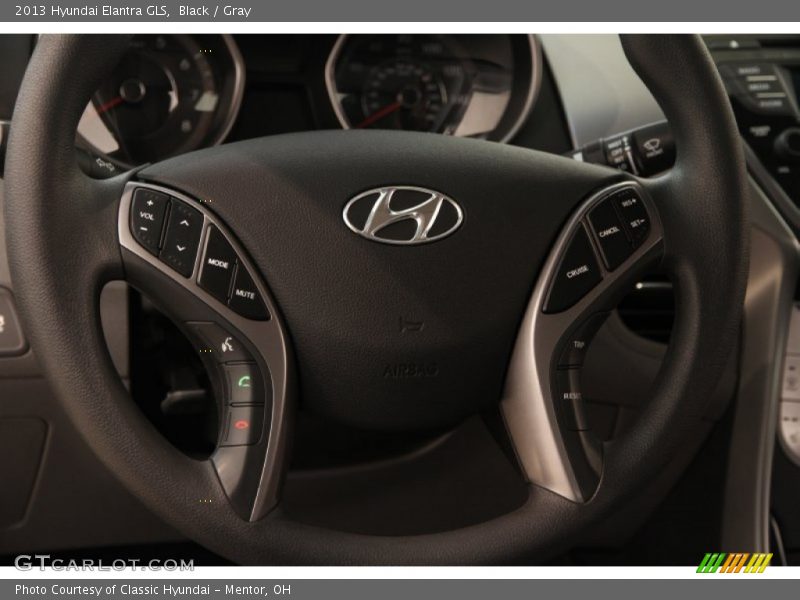 Black / Gray 2013 Hyundai Elantra GLS