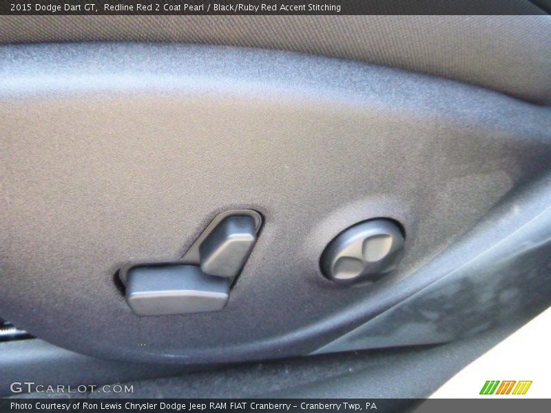 Redline Red 2 Coat Pearl / Black/Ruby Red Accent Stitching 2015 Dodge Dart GT