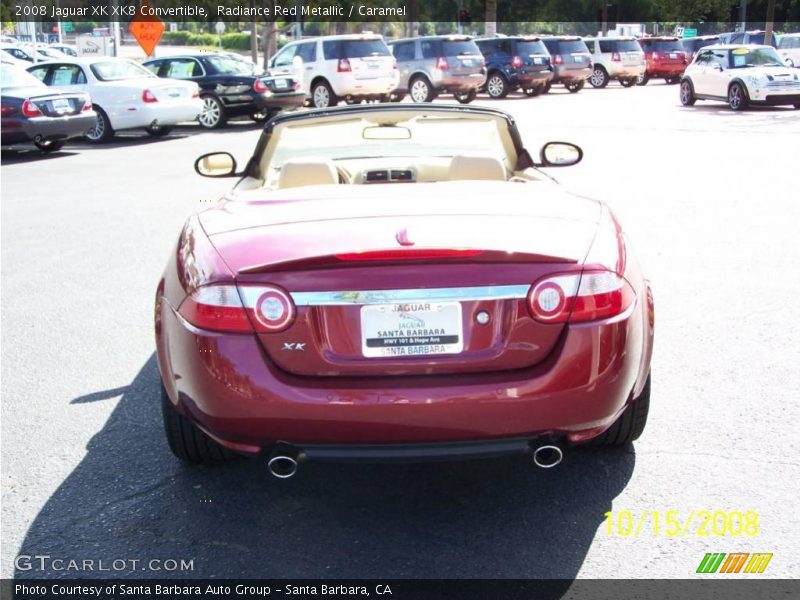 Radiance Red Metallic / Caramel 2008 Jaguar XK XK8 Convertible