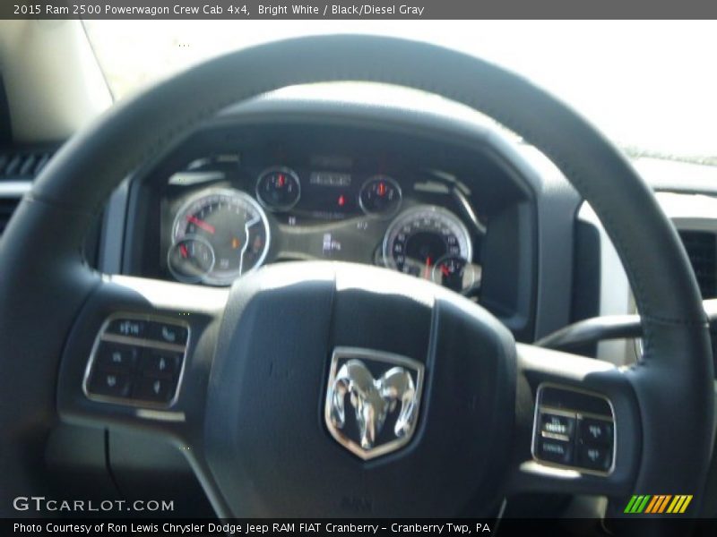 Bright White / Black/Diesel Gray 2015 Ram 2500 Powerwagon Crew Cab 4x4