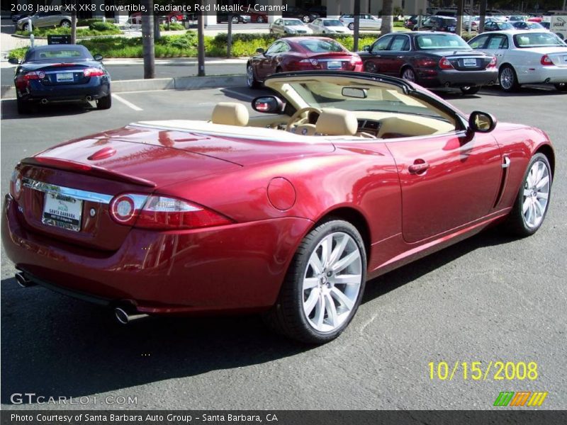Radiance Red Metallic / Caramel 2008 Jaguar XK XK8 Convertible
