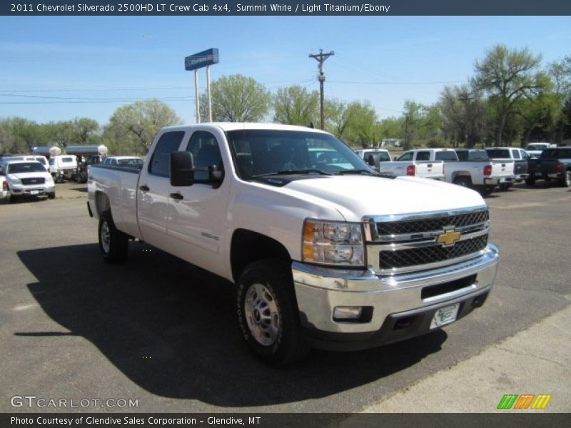 Summit White / Light Titanium/Ebony 2011 Chevrolet Silverado 2500HD LT Crew Cab 4x4
